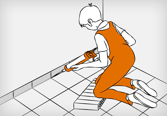 sceller joints des murs